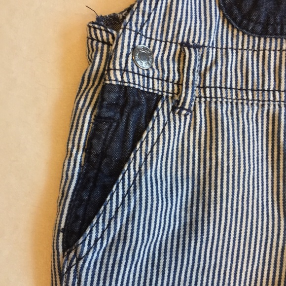 U.S. Polo Assn pinstriped Overalls - Picture 2 of 10